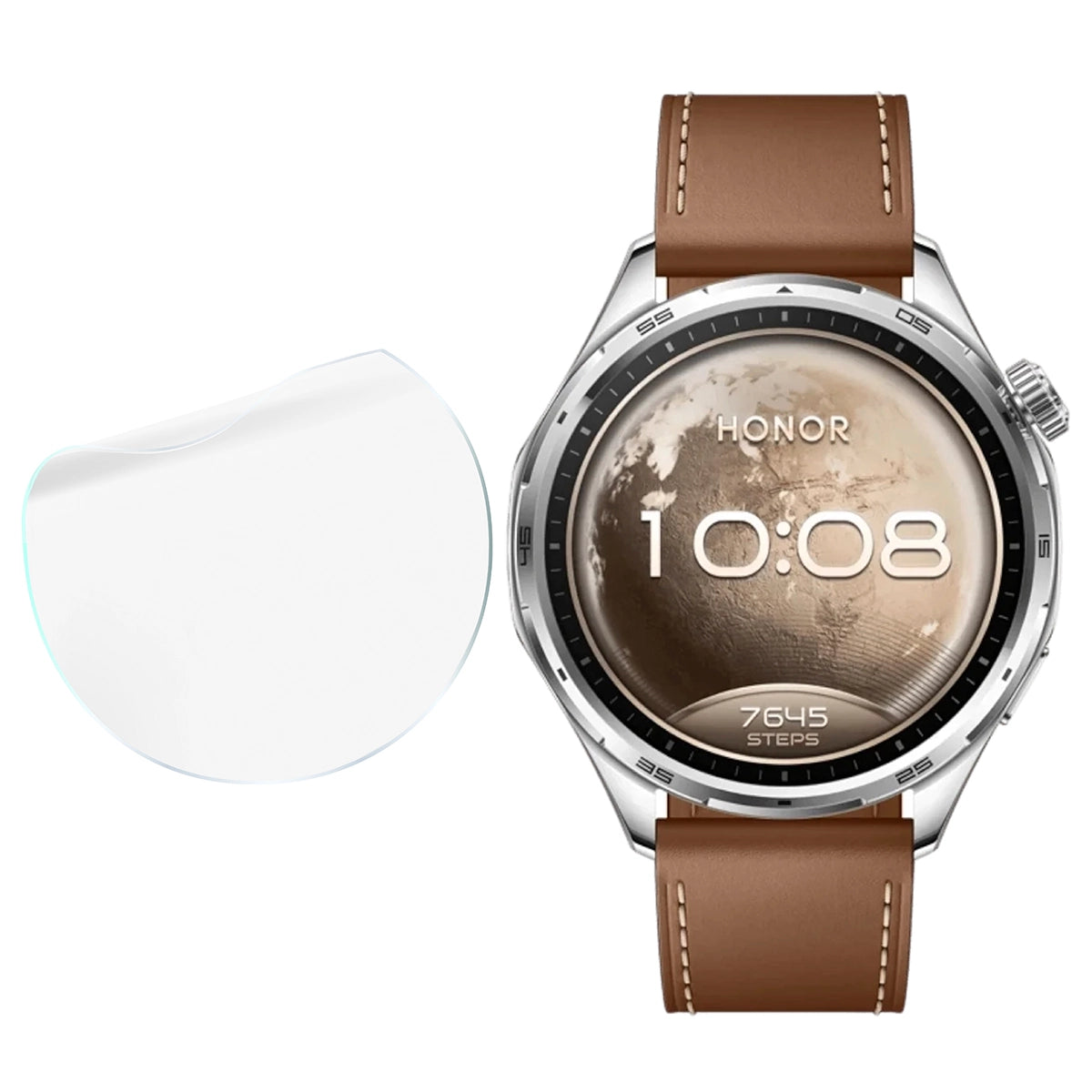Schutzfolie für den Bildschirm für Honor Watch 6, Bizon Watch HydroFlex, 3 Stück