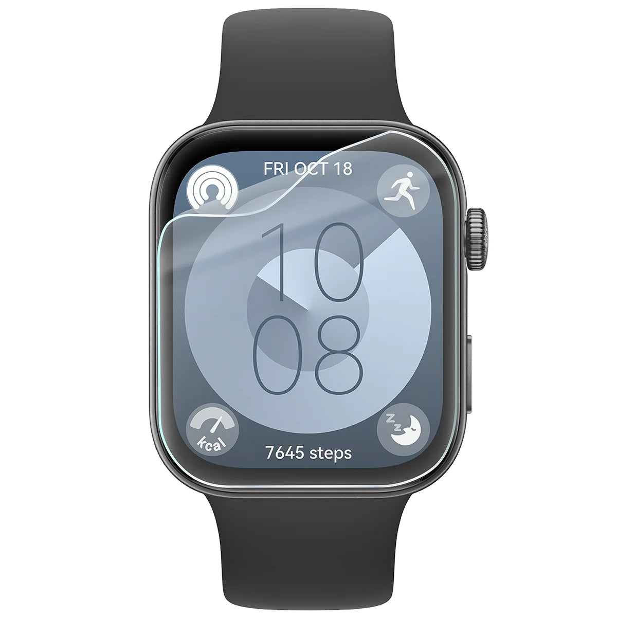 Schutzfolie für den Bildschirm für Huawei Watch Fit 3, Bizon Watch HydroFlex, 3 Stück