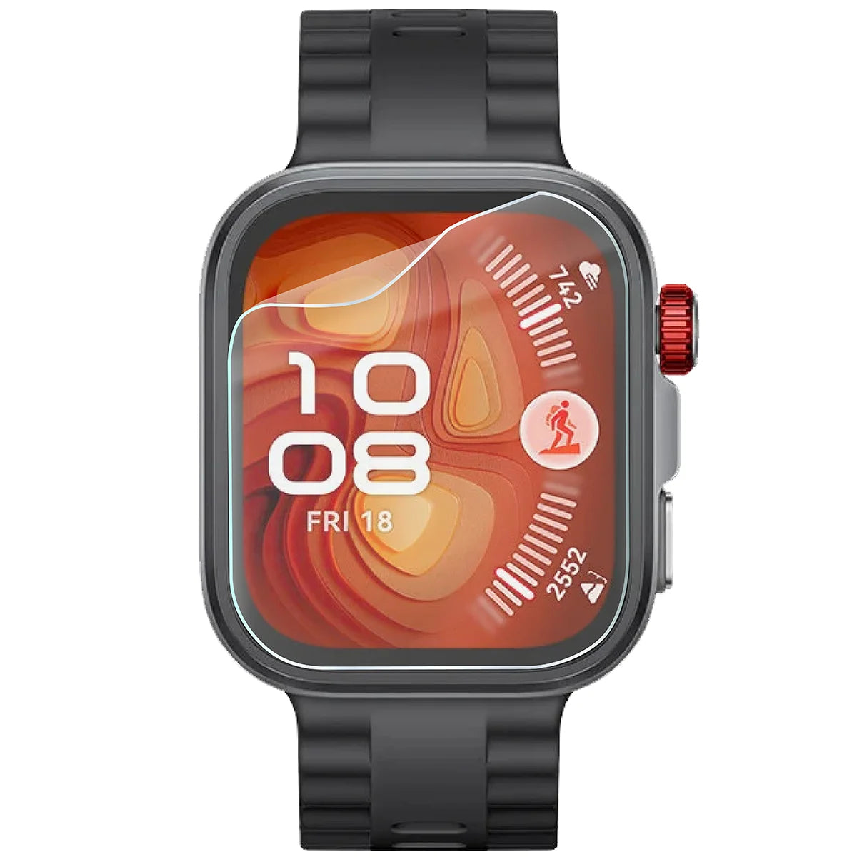 Schutzfolie für den Bildschirm für Huawei Watch Fit 4 Pro, Bizon Watch HydroFlex, 3 Stück