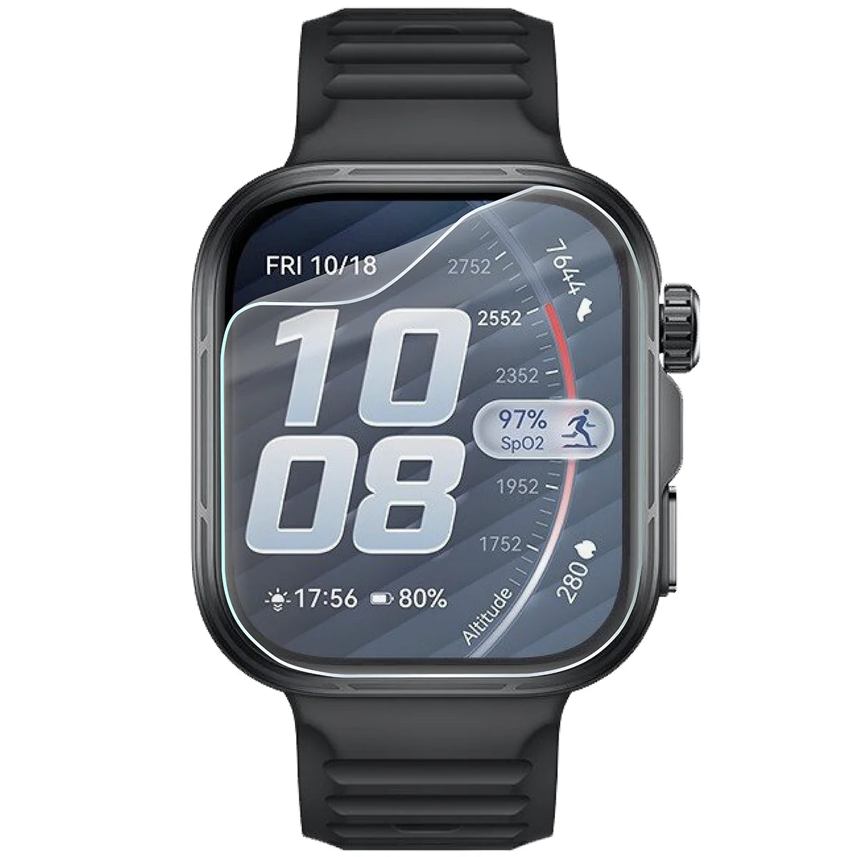 Schutzfolie für den Bildschirm für Huawei Watch Fit 5 Pro, Bizon Watch HydroFlex, 3 Stück
