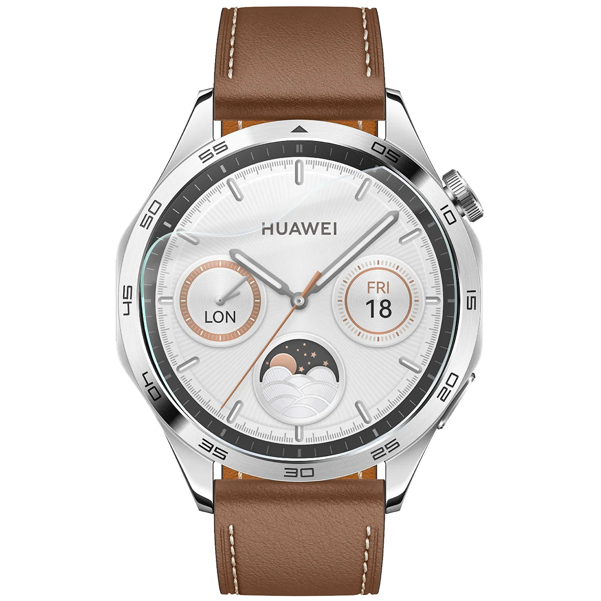 Schutzfolie für den Bildschirm für Huawei Watch GT 4 46 mm, Bizon Watch HydroFlex, 3 Stück