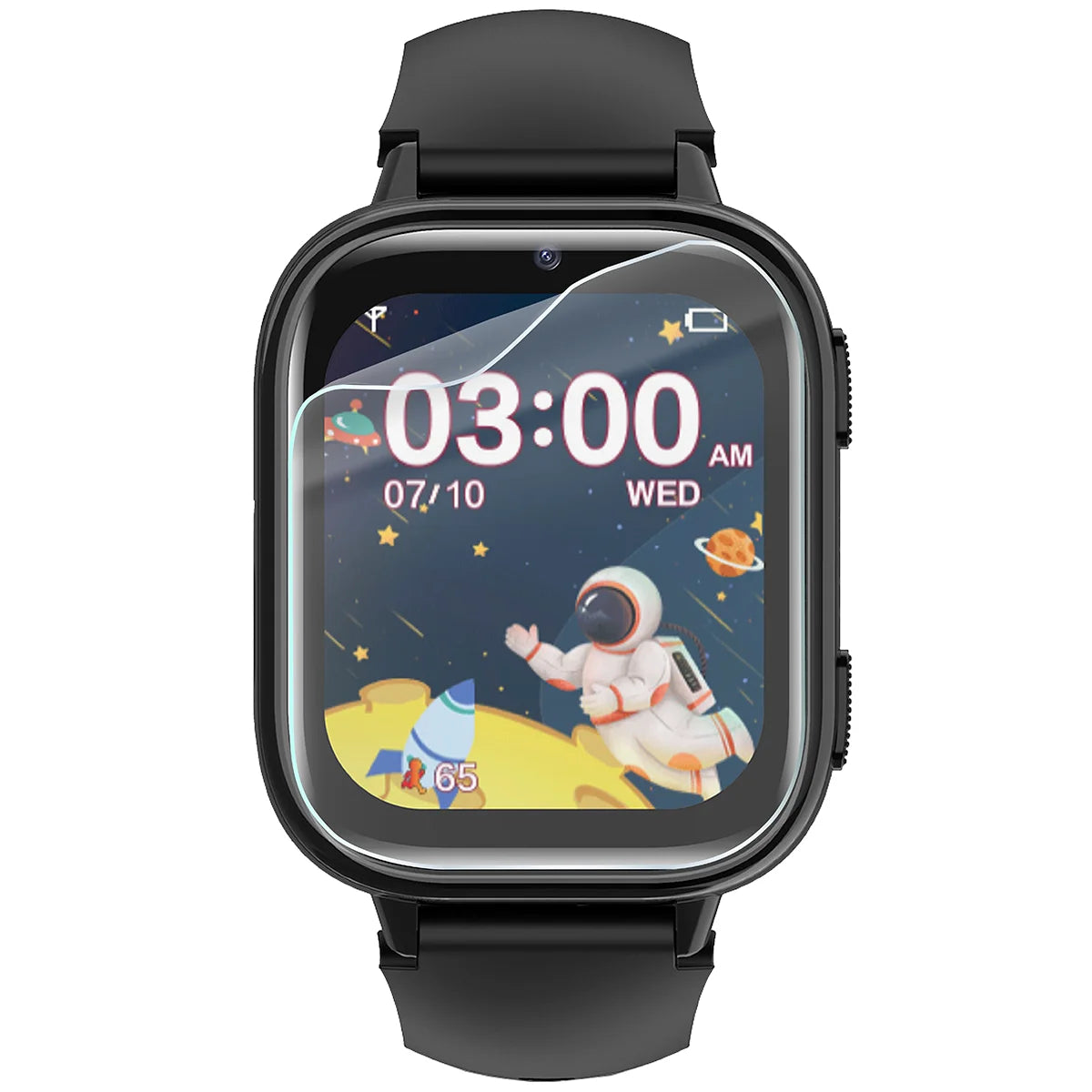 Schutzfolie für den Bildschirm für JG Smart A26, Bizon Watch HydroFlex, 3 Stück
