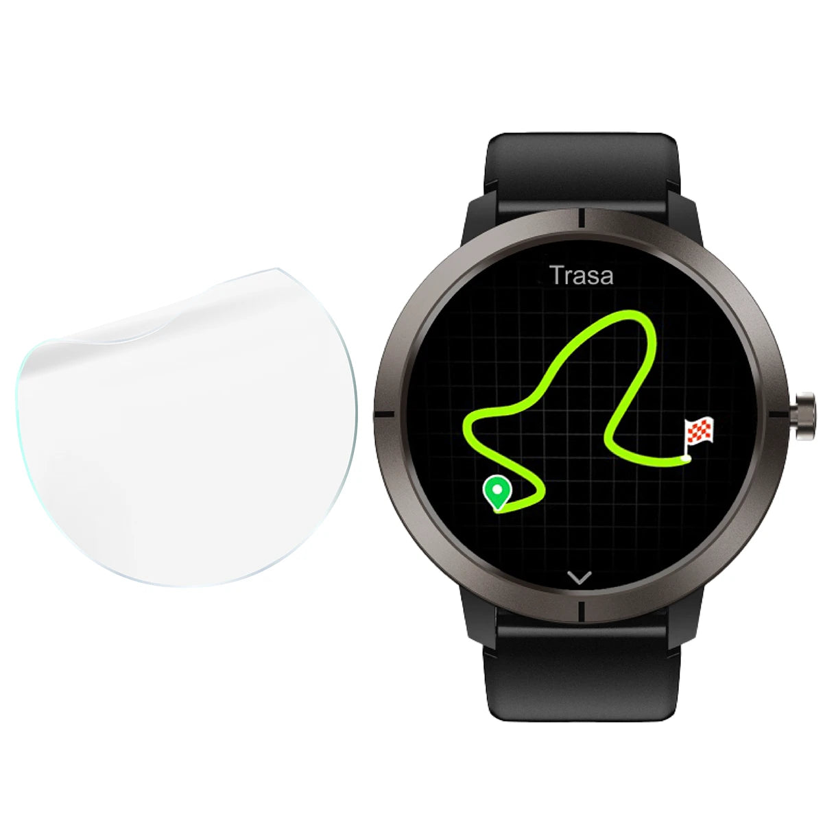 Schutzfolie für den Bildschirm für Nexano NX76 / DM76, Bizon Watch HydroFlex, 3 Stück (4/5)