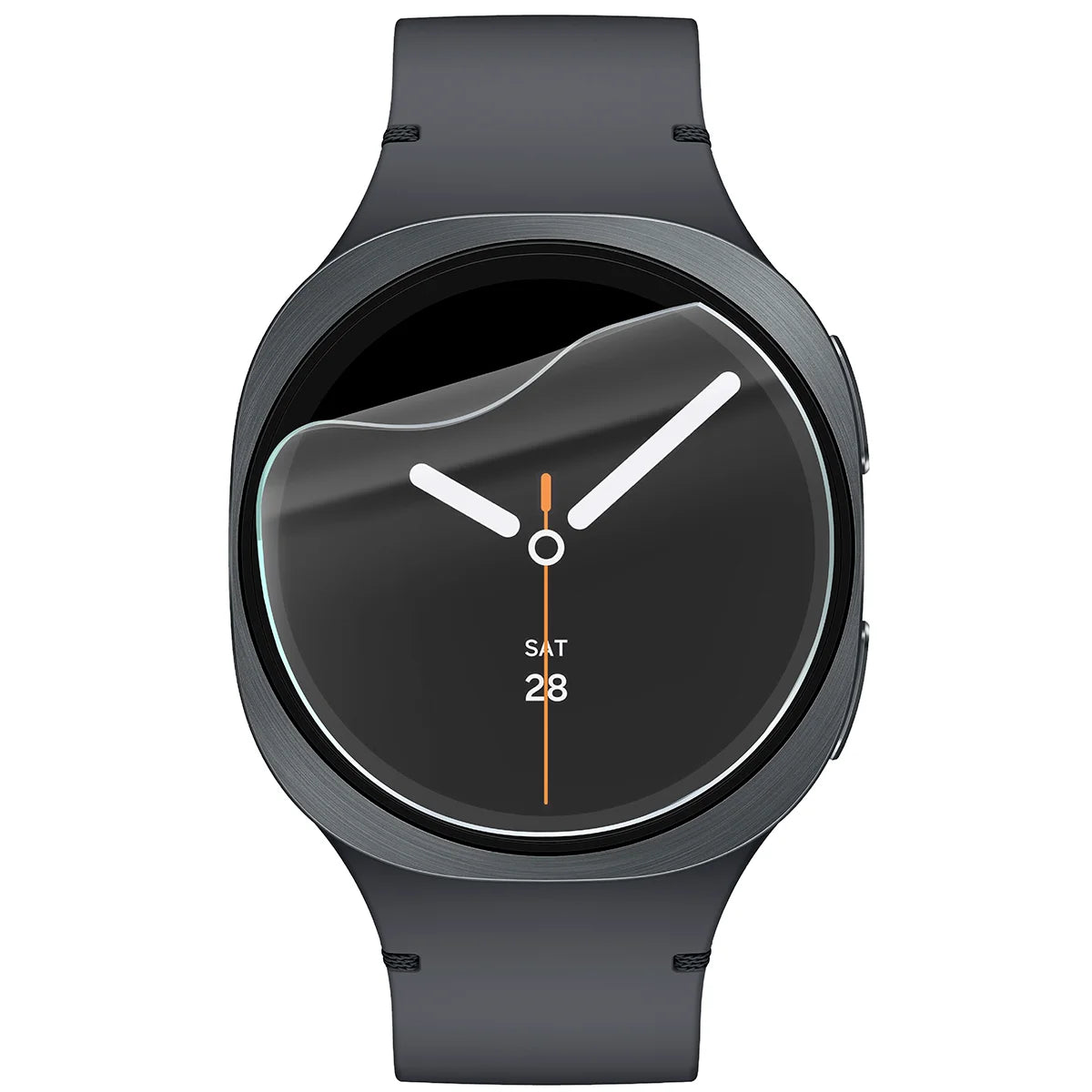 Schutzfolie für den Bildschirm für Galaxy Watch 8 / 7 / 6 44 mm, Bizon Watch HydroFlex, 3 Stück