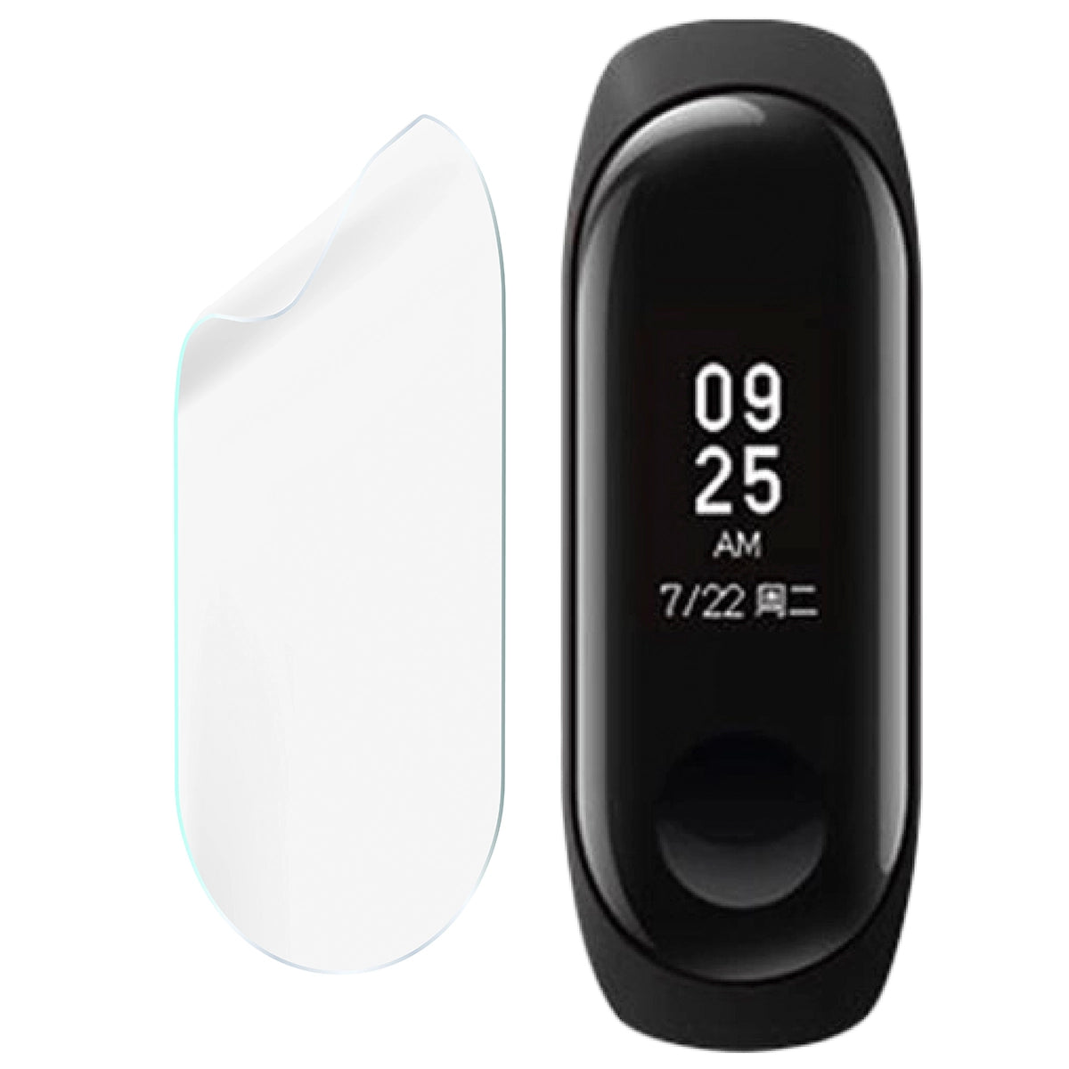 Schutzfolie für den Bildschirm für Xiaomi Mi Band 3, Bizon Watch HydroFlex, 3 Stück