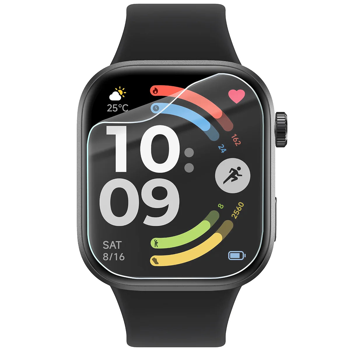Schutzfolie für den Bildschirm für Xiaomi Redmi Watch 6, Bizon Watch HydroFlex, 3 Stück