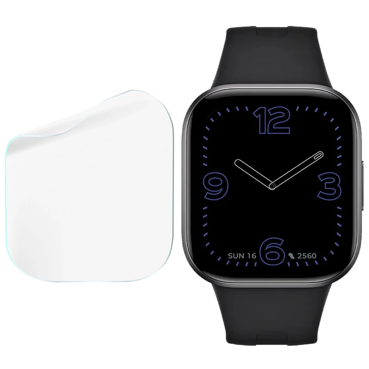 Schutzfolie für den Bildschirm für Xiaomi Redmi Watch 6 Active, Bizon Watch HydroFlex, 3 Stück (4/5)