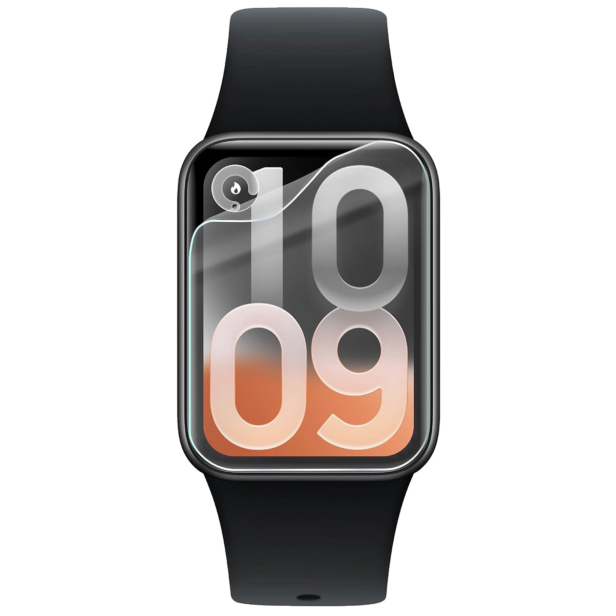 Schutzfolie für den Bildschirm für Xiaomi Smart Band 10 Pro, Bizon Watch HydroFlex, 3 Stück