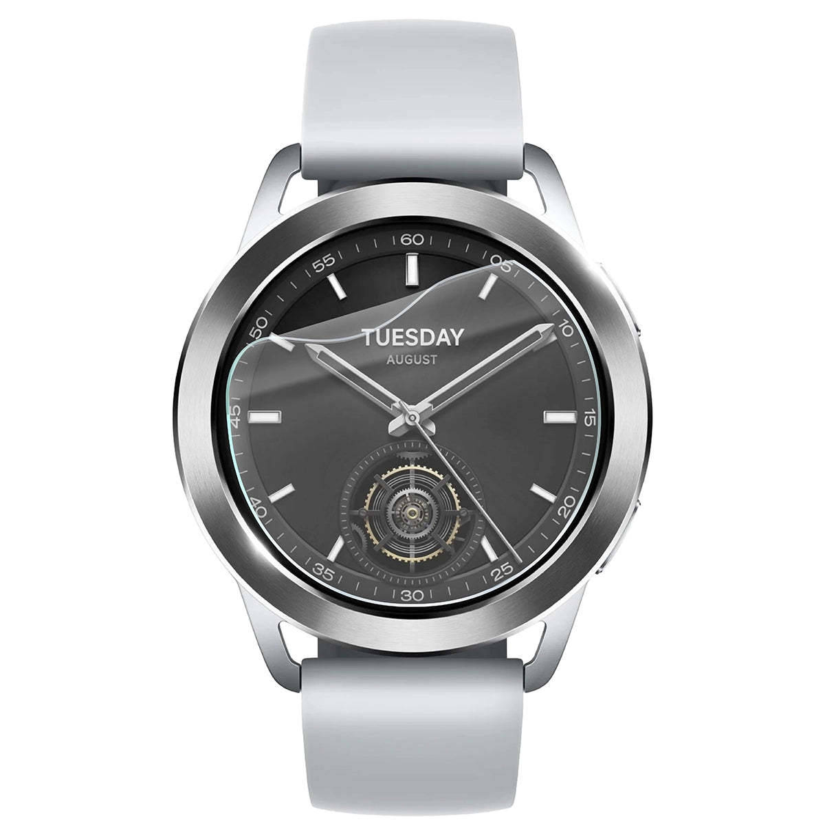 Schutzfolie für den Bildschirm für Xiaomi Watch S3, Bizon Watch HydroFlex, 3 Stück