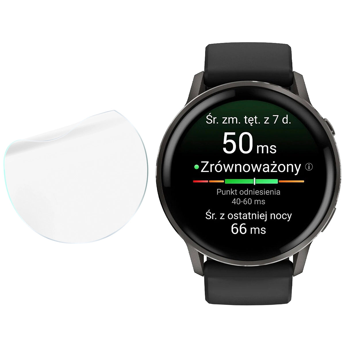 Schutzfolie für den Bildschirm für Garmin Venu 4 41 mm, Bizon Watch HydroFlex, 6 Stück