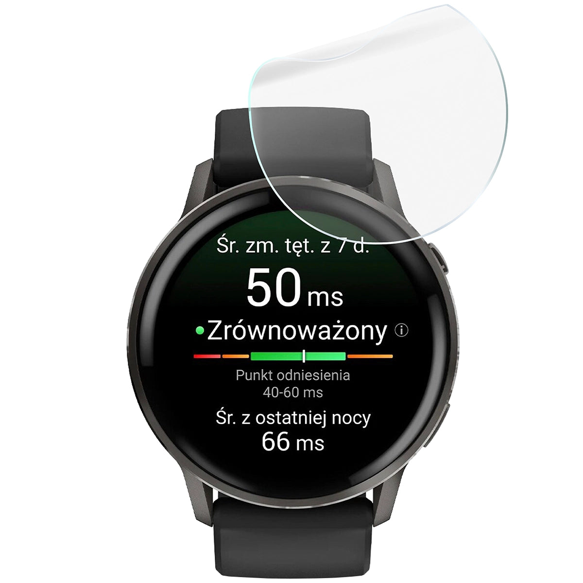 Schutzfolie für den Bildschirm für Garmin Venu 4 41 mm, Bizon Watch HydroFlex, 6 Stück