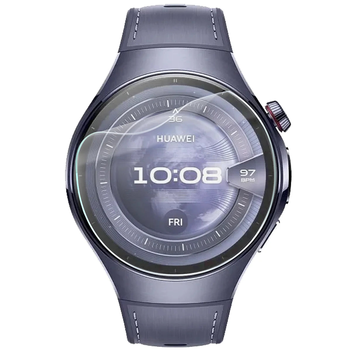Schutzfolie für den Bildschirm für Huawei Watch 5 46 mm, Bizon Watch HydroFlex, 6 Stück