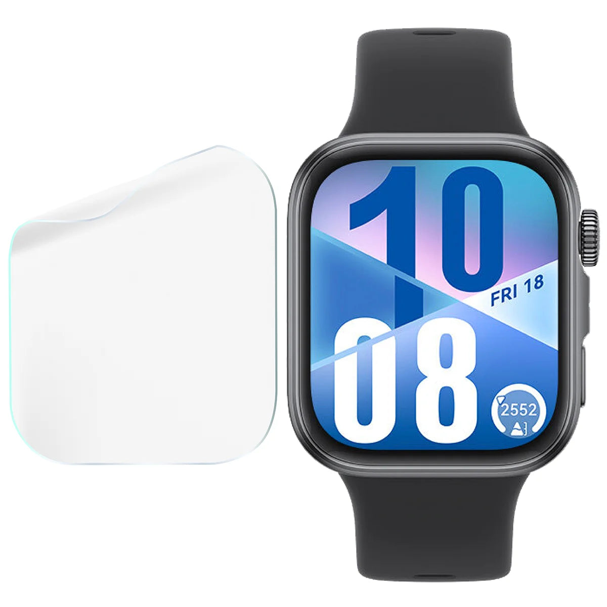 Schutzfolie für den Bildschirm für Huawei Watch Fit 4, Bizon Watch HydroFlex, 6 Stück