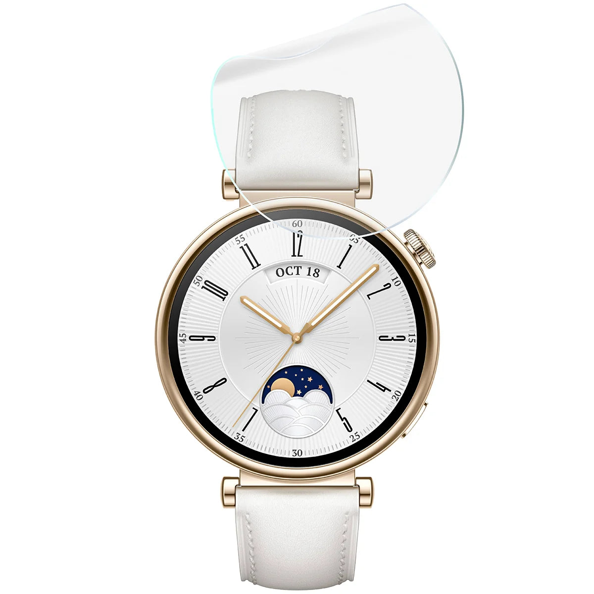Schutzfolie für den Bildschirm für Huawei Watch GT 4 41 mm, Bizon Watch HydroFlex, 6 Stück