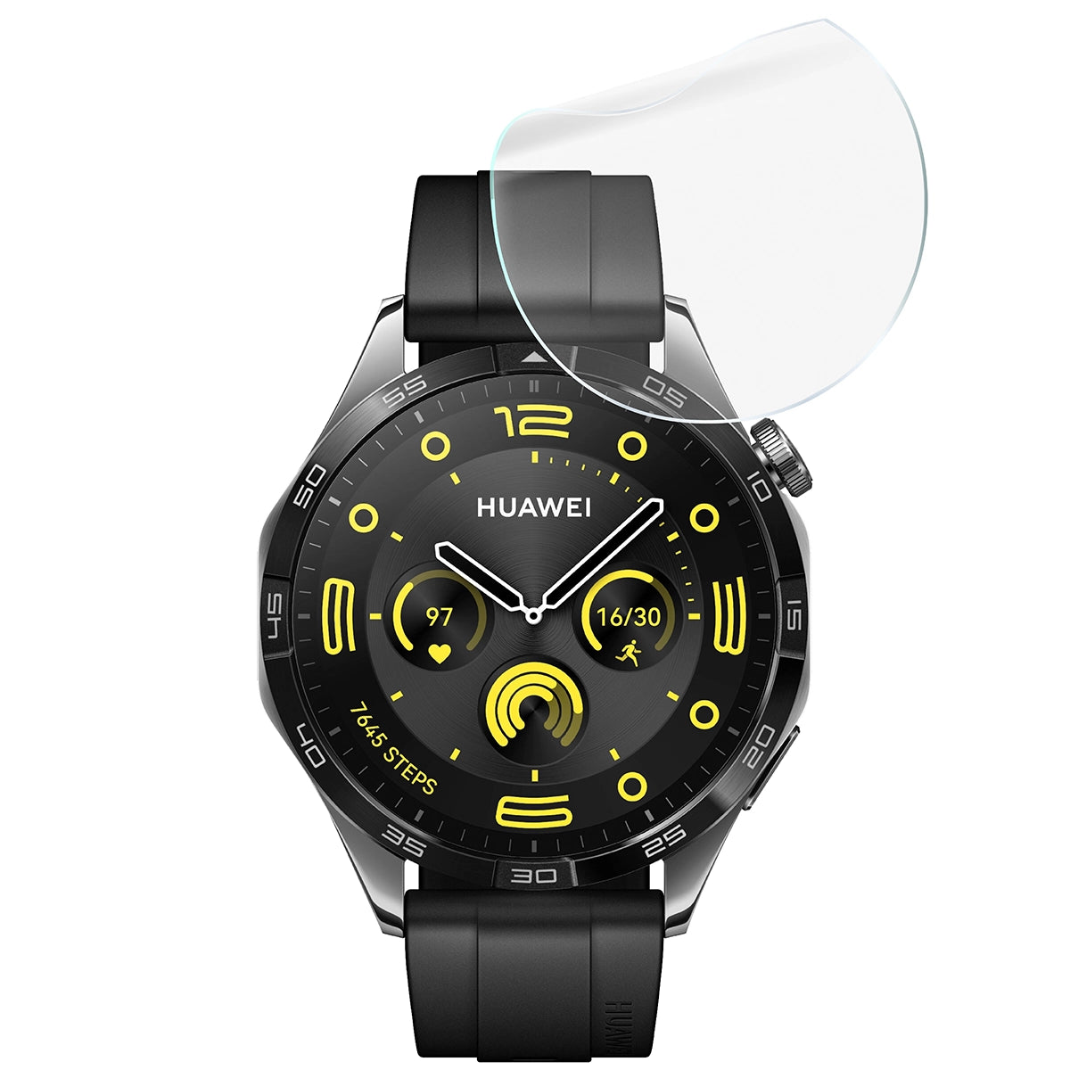 Schutzfolie für den Bildschirm für Huawei Watch GT 4 46 mm Active, Bizon Watch HydroFlex, 6 Stück (5/5)