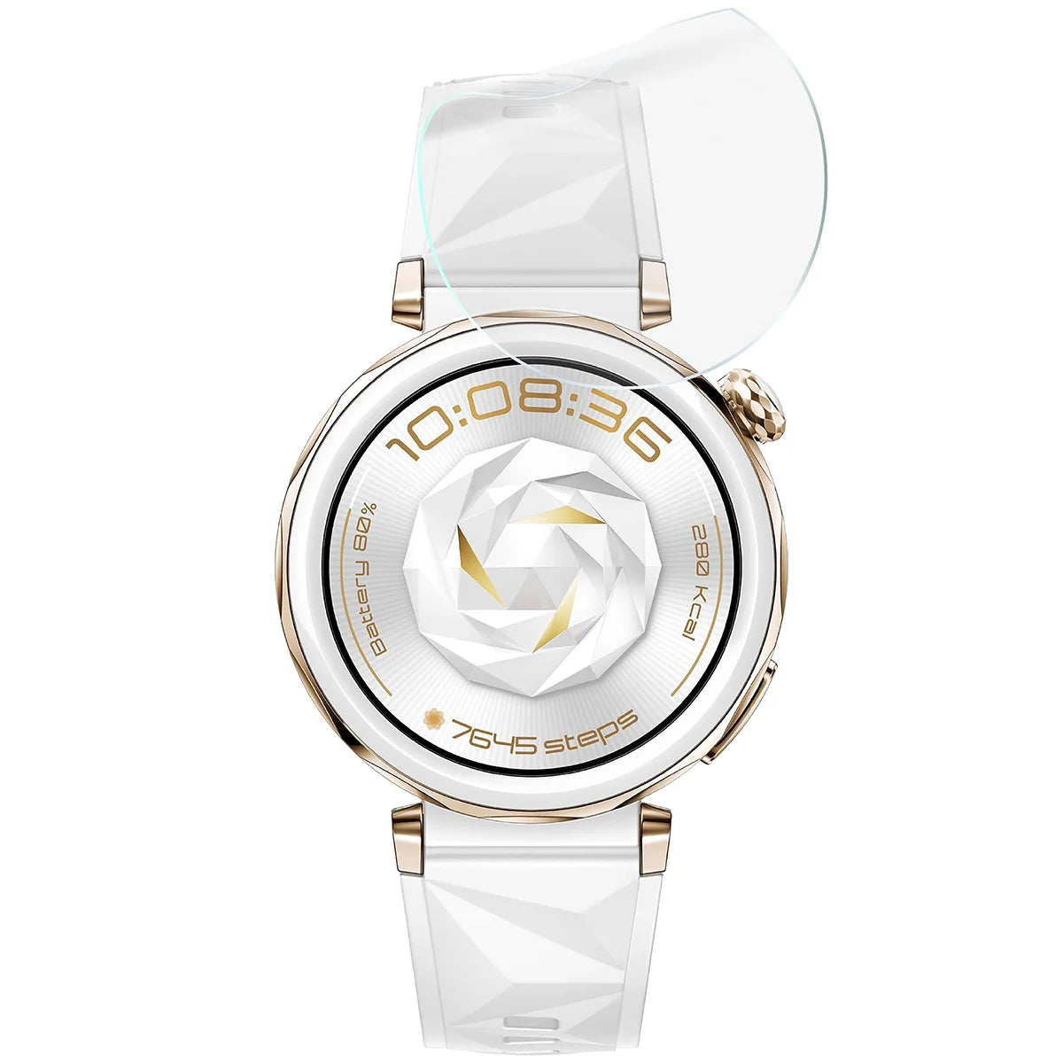Schutzfolie für den Bildschirm für Huawei Watch GT 5 Pro 42 mm, Bizon Watch HydroFlex, 6 Stück