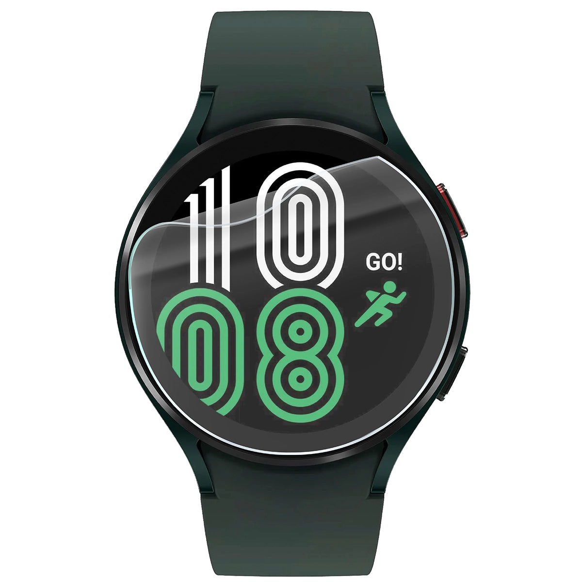 Schutzfolie für den Bildschirm für Galaxy Watch 4 44 mm, Bizon Watch HydroFlex, 6 Stück