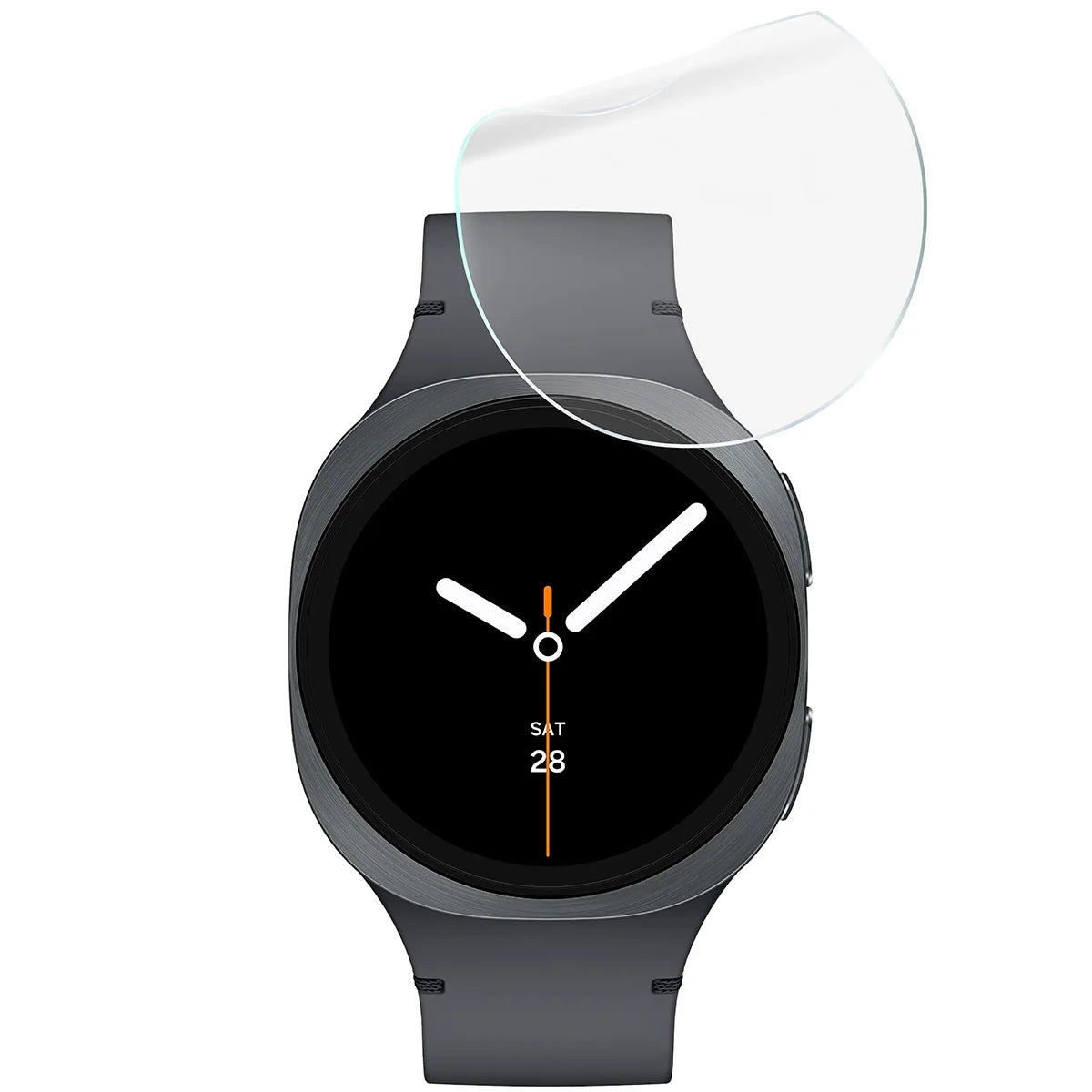 Schutzfolie für den Bildschirm für Galaxy Watch 8 / 7 / 6 44 mm, Bizon Watch HydroFlex, 6 Stück