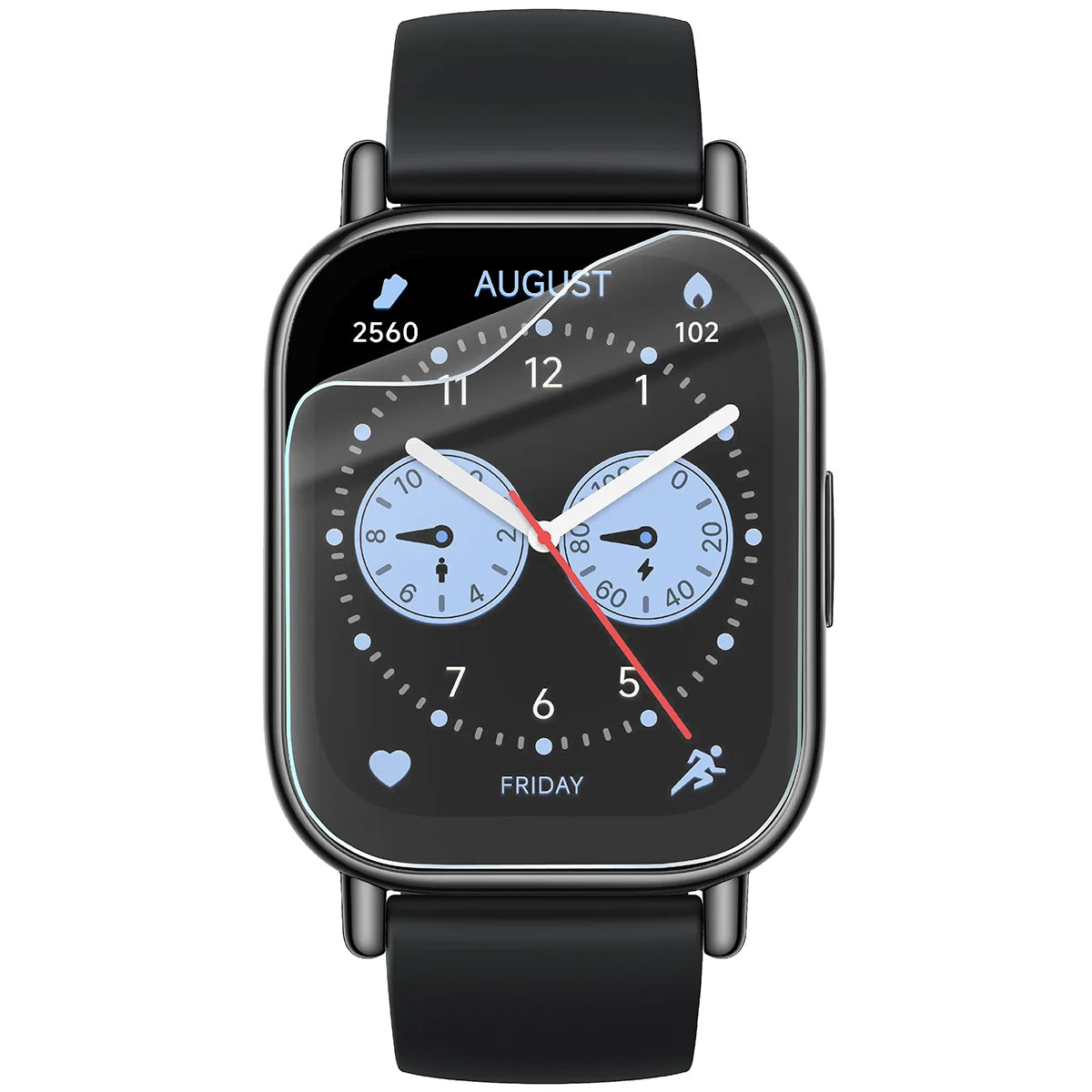 Schutzfolie für den Bildschirm für Xiaomi Redmi Watch 5 Lite, Bizon Watch HydroFlex, 6 Stück