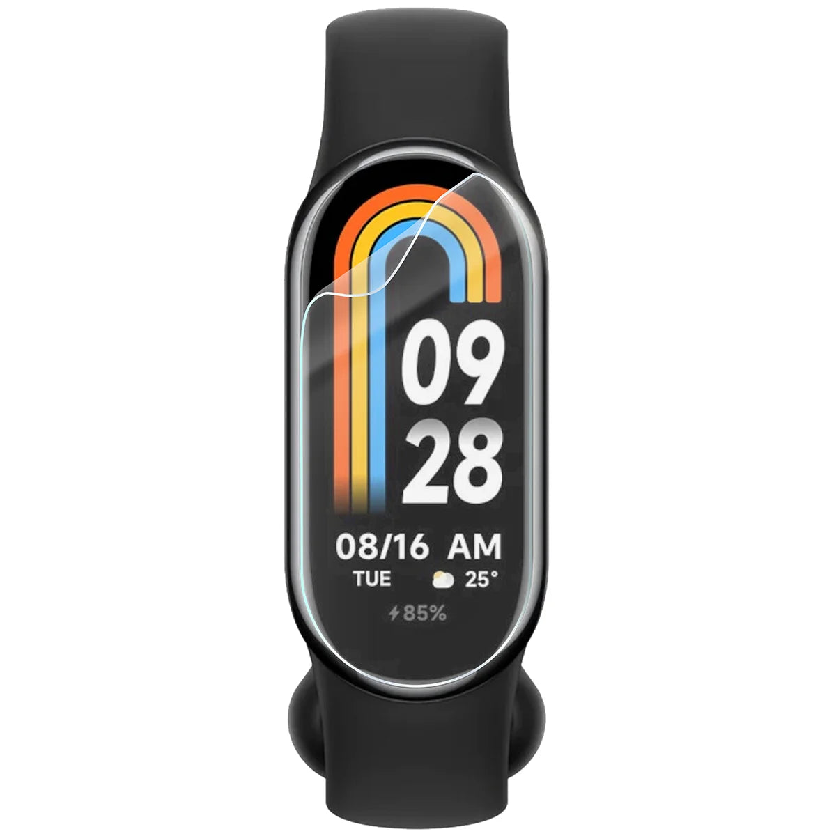 Schutzfolie für den Bildschirm für Xiaomi Smart Band 8, Bizon Watch HydroFlex, 6 Stück