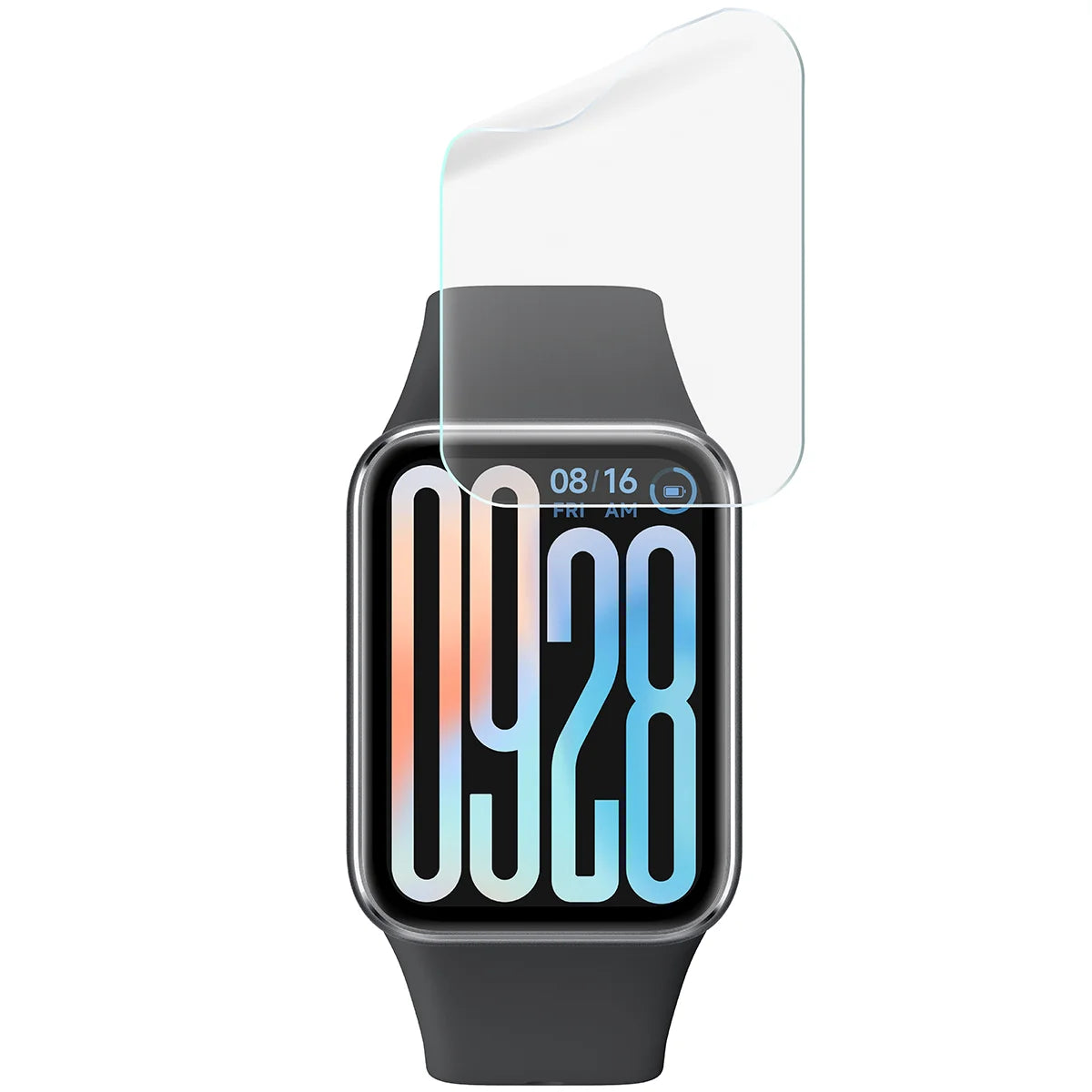 Schutzfolie für den Bildschirm für Xiaomi Smart Band 9 Pro, Bizon Watch HydroFlex, 6 Stück