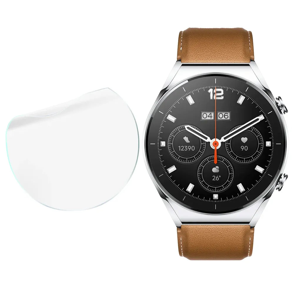 Schutzfolie für den Bildschirm für Xiaomi Watch S1, Bizon Watch HydroFlex, 6 Stück (4/5)