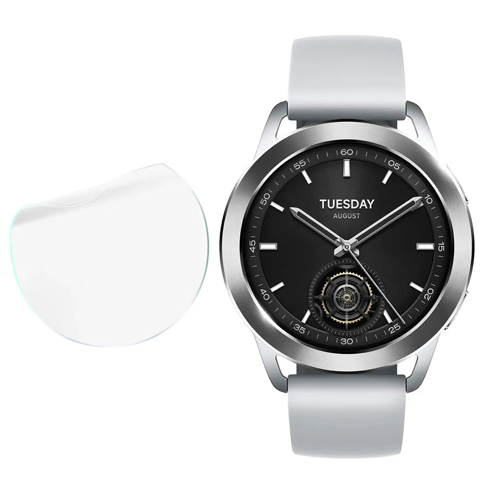Schutzfolie für den Bildschirm für Xiaomi Watch S3 47mm, Bizon Watch HydroFlex, 6 Stück (4/5)