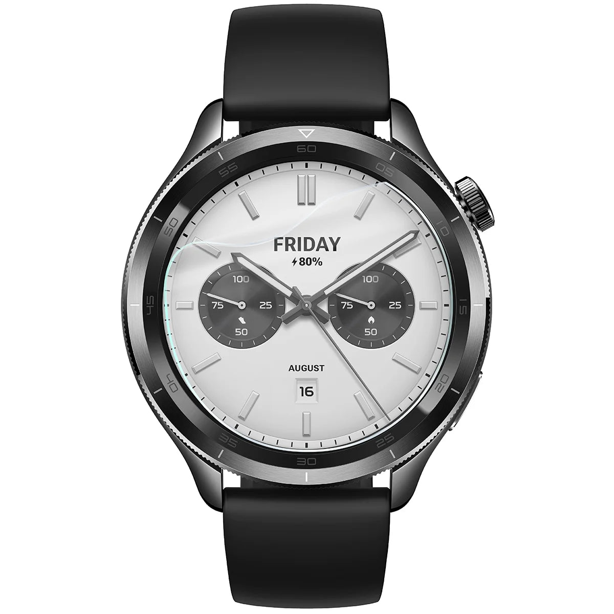 Schutzfolie für den Bildschirm für Xiaomi Watch S4 41 mm, Bizon Watch HydroFlex, 6 Stück