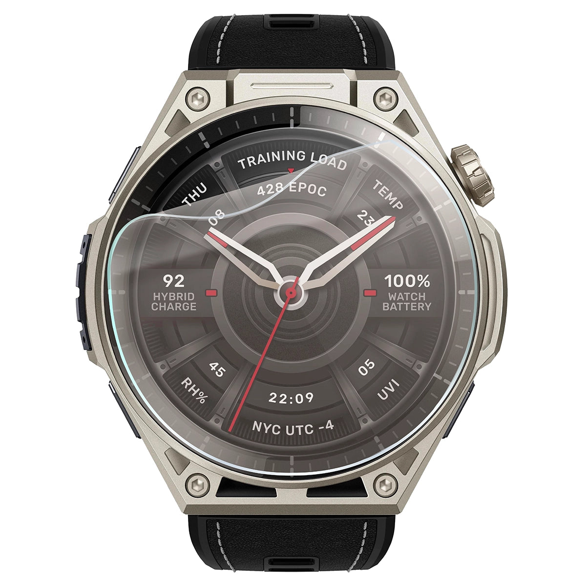 Matte Folie für Amazfit Balance Ultra, Bizon Watch Film Matte Duo, 2 Stück