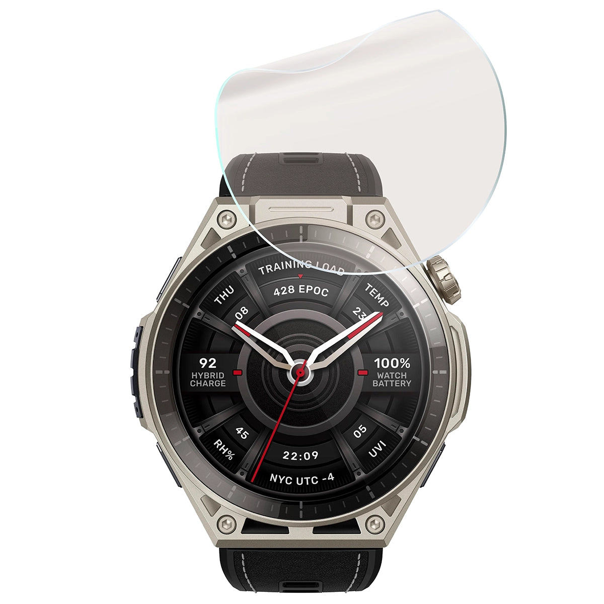 Matte Folie für Amazfit Balance Ultra, Bizon Watch Film Matte Duo, 2 Stück
