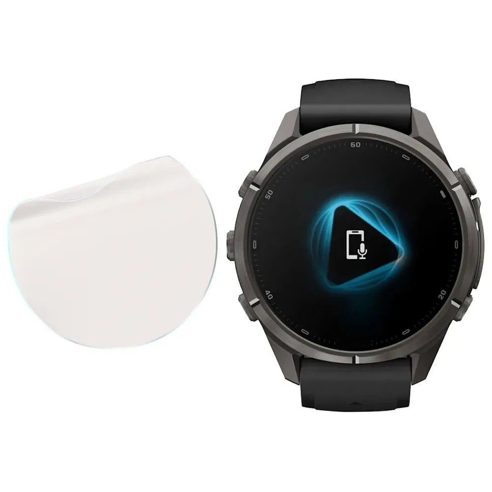 Matte Folie für Garmin Fenix 9 Pro (43 mm), Bizon Watch Film Matte Duo, 2 Stück (4/5)