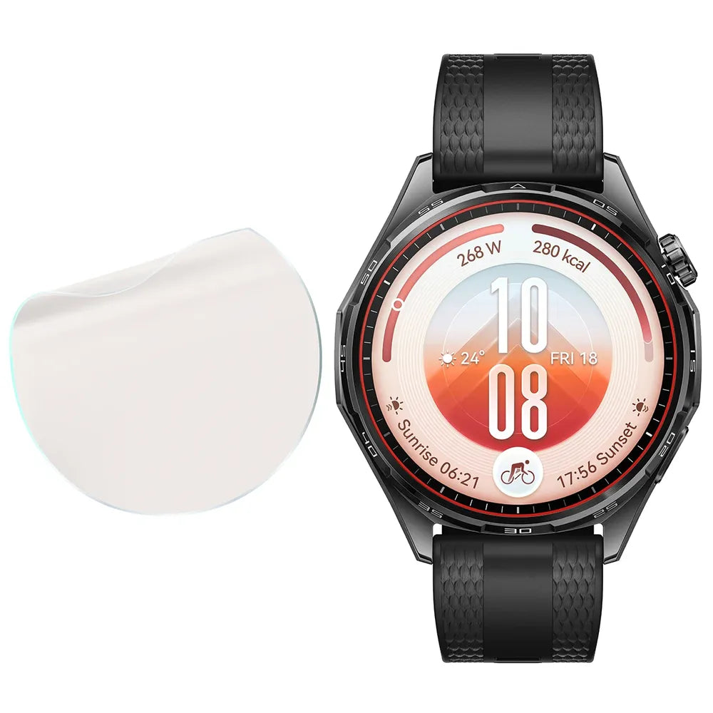 Matte Folie für Huawei Watch GT 7 46 mm, Bizon Watch Film Matte Duo, 2 Stück (4/5)