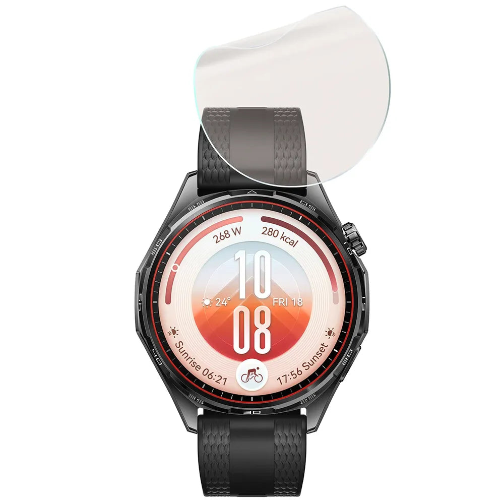 Matte Folie für Huawei Watch GT 7 46 mm, Bizon Watch Film Matte Duo, 2 Stück (5/5)