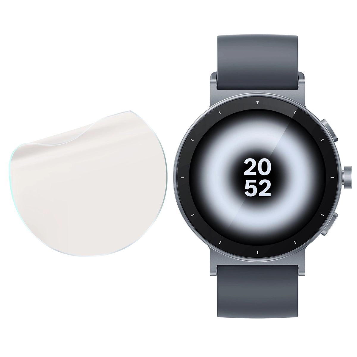Matte Folie für Realme Watch S5, Bizon Watch Film Matte Duo, 2 Stück