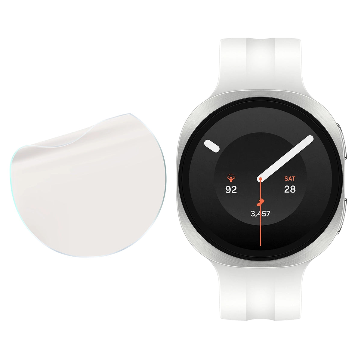 Matte Folie für Galaxy Watch 9 40 mm, Bizon Watch Film Matte Duo, 2 Stück