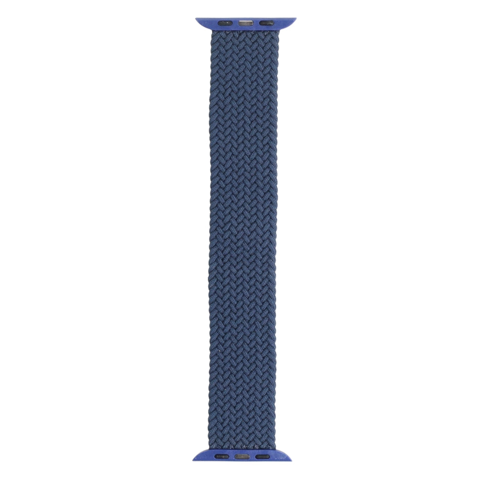 Armband für Apple Watch 38/40/41/42 mm, Zagg Gear4 Braided Watch Band, Größe L, Dunkelblau (2/4)