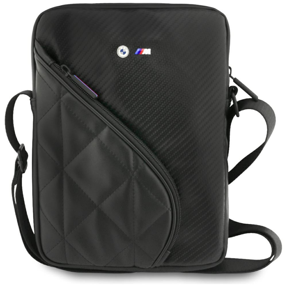 Tasche BMW Carbon Pockets and Metal Logo für Geräte bis 10", Schwarz