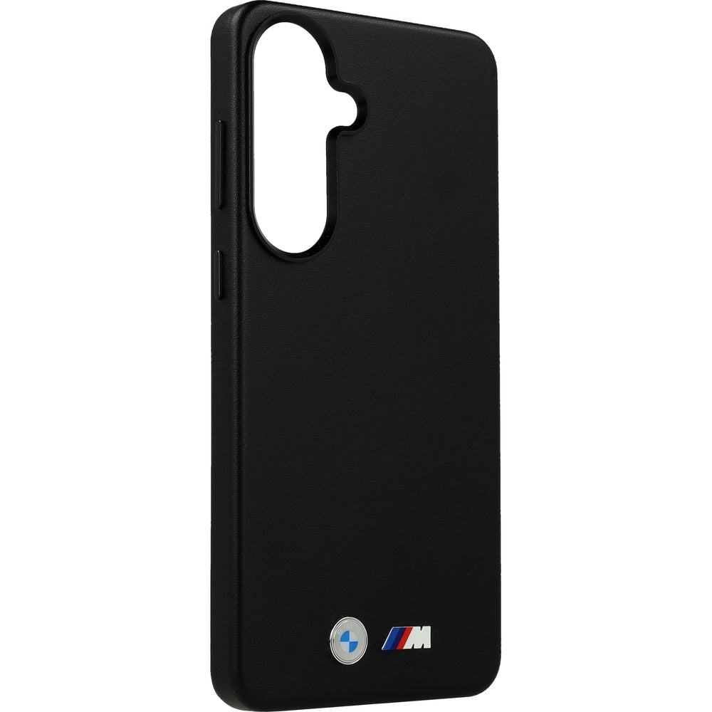 Handyhülle für Galaxy S26 Plus, BMW Hardcase Leather mit MagSafe, Schwarz