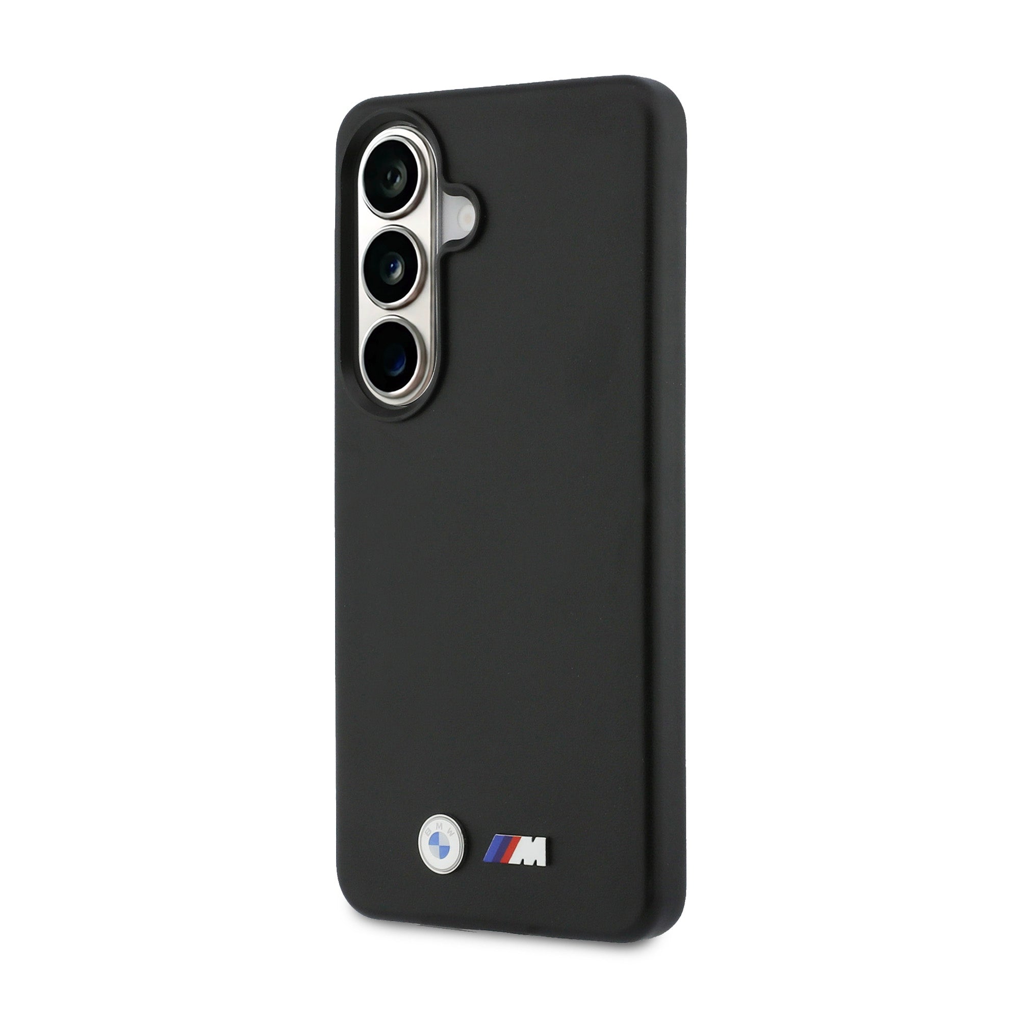 Handyhülle für Galaxy S26 Plus, BMW Hardcase Leather mit MagSafe, Schwarz