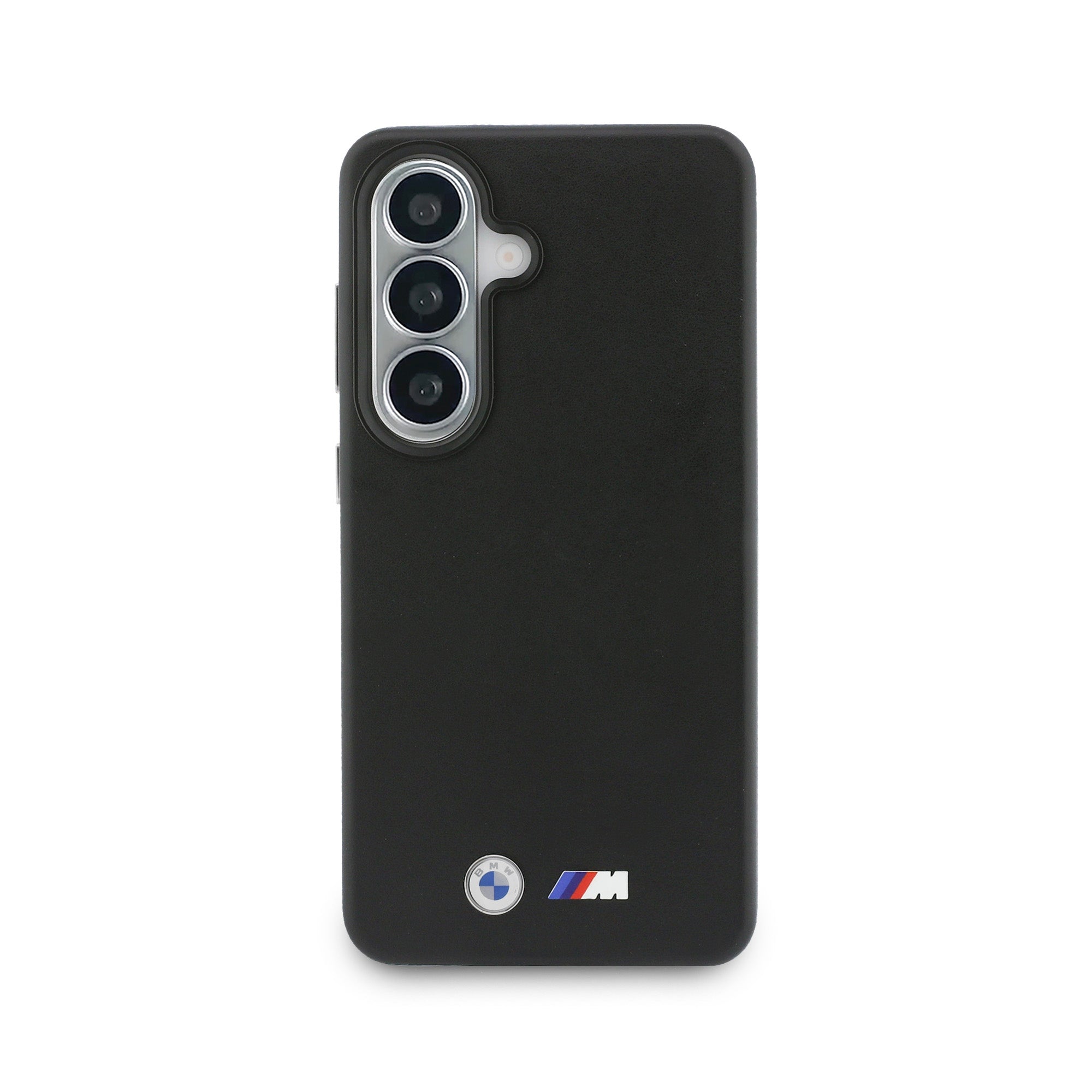 Handyhülle für Galaxy S26 Plus, BMW Hardcase Leather mit MagSafe, Schwarz