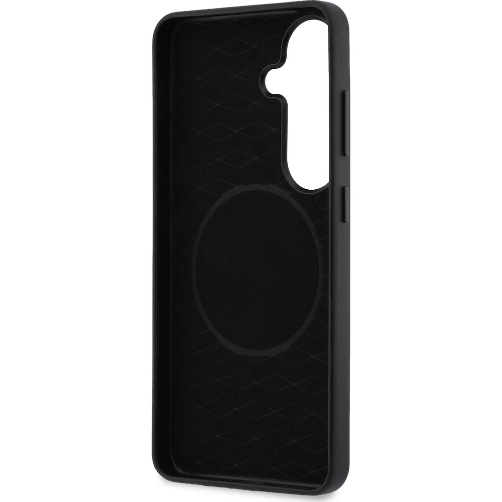 Handyhülle für Galaxy S26, BMW Hardcase Leather mit MagSafe, Schwarz