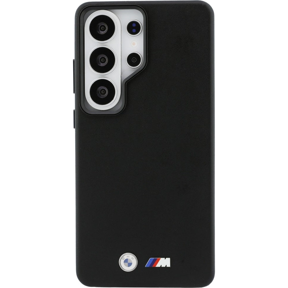 Handyhülle für Galaxy S26 Ultra, BMW Hardcase Leather mit MagSafe, Schwarz