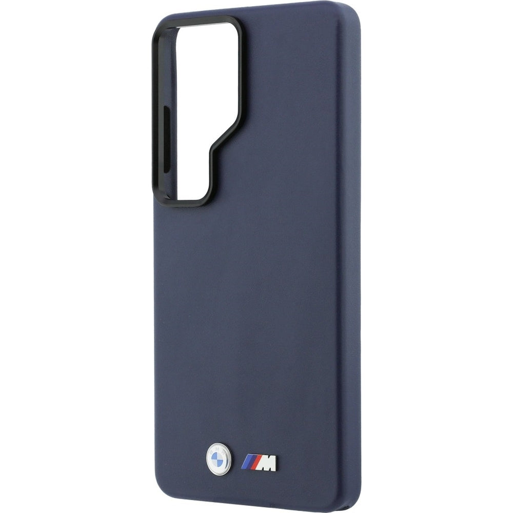 Handyhülle für Galaxy S26 Ultra, BMW Hardcase Leather mit MagSafe, Dunkelblau