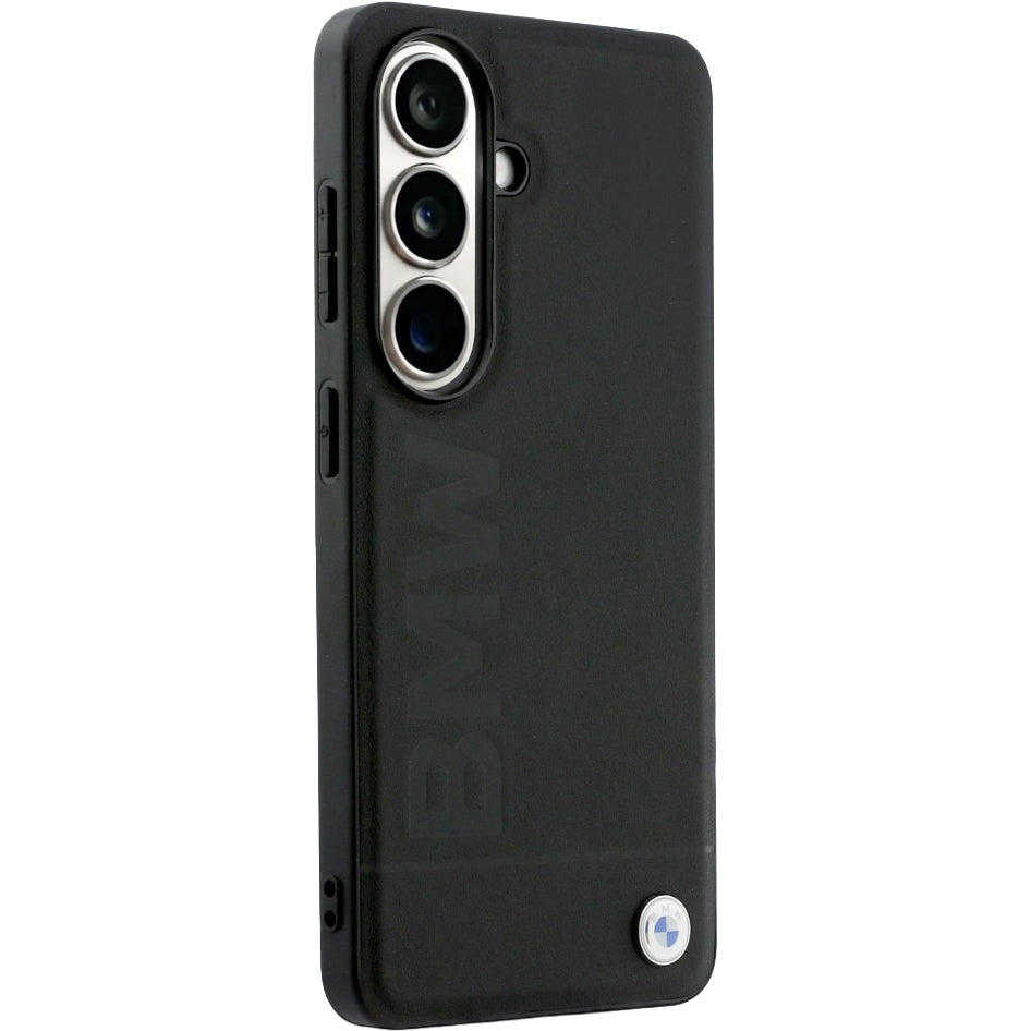 Handyhülle für Galaxy S26 Plus, BMW Leather Hot Stamp mit MagSafe, Schwarz