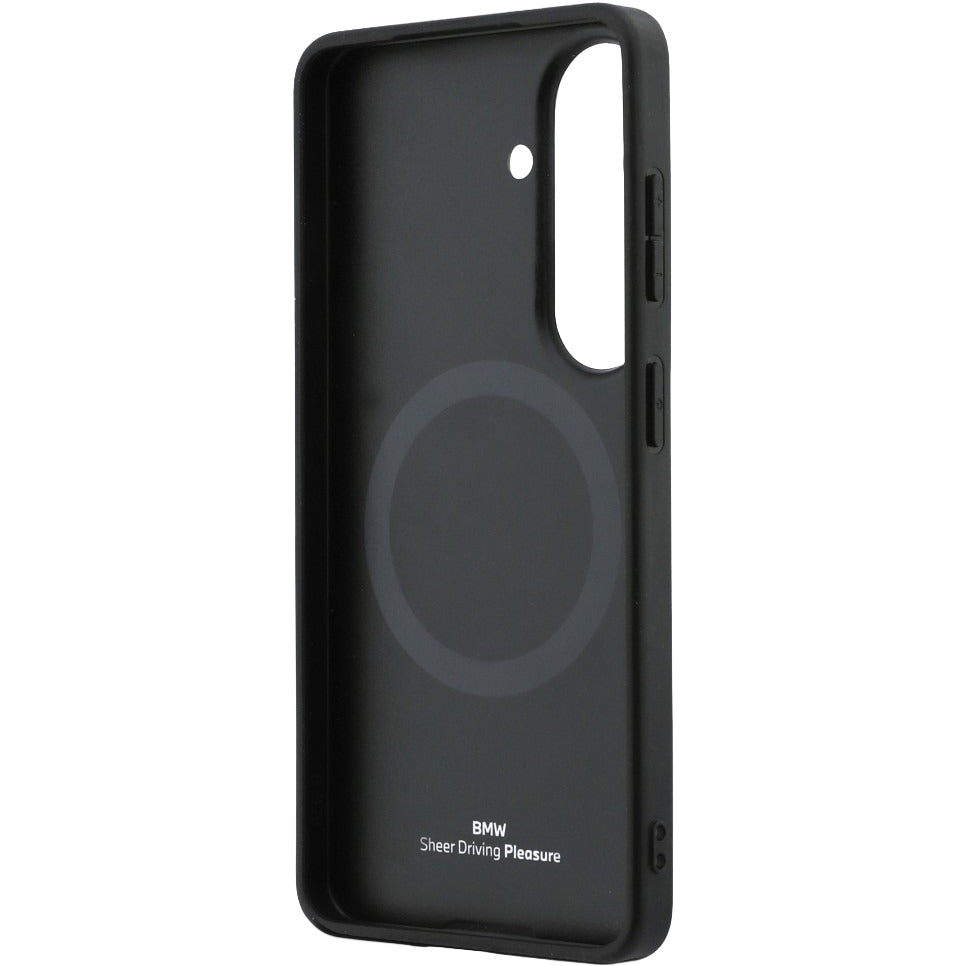 Handyhülle für Galaxy S26, BMW Leather Hot Stamp mit MagSafe, Schwarz