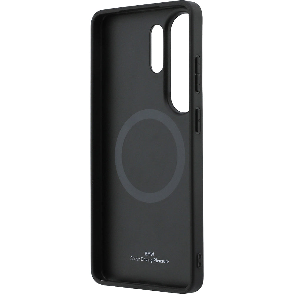 Handyhülle für Galaxy S26 Ultra, BMW Leather Hot Stamp mit MagSafe, Schwarz