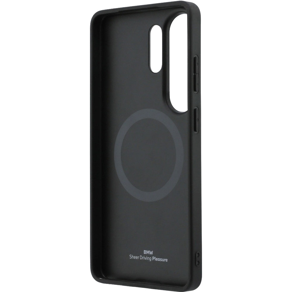 Handyhülle für Galaxy S26 Ultra, BMW Leather Hot Stamp mit MagSafe, Schwarz