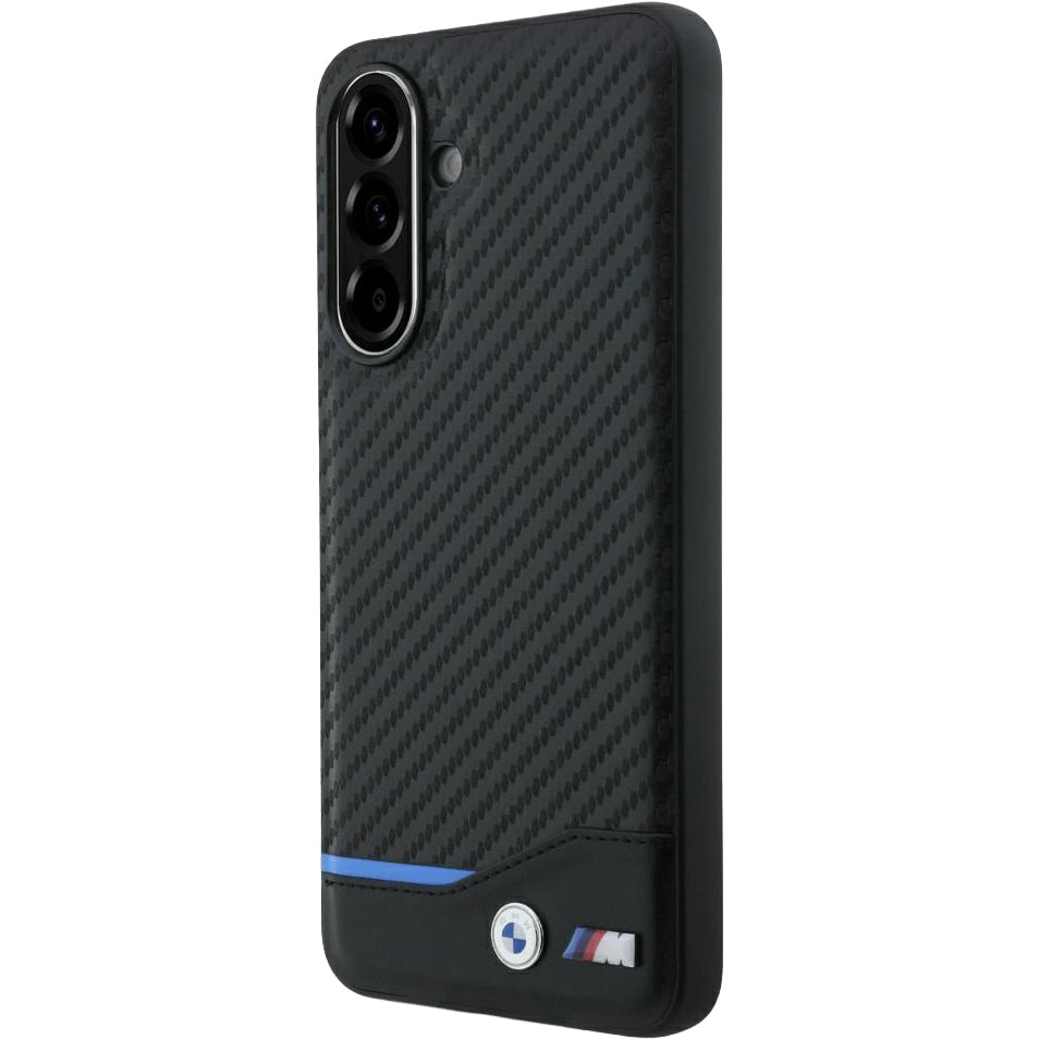 Handyhülle für Galaxy A56 5G, BMW M Carbon Leather, Schwarz
