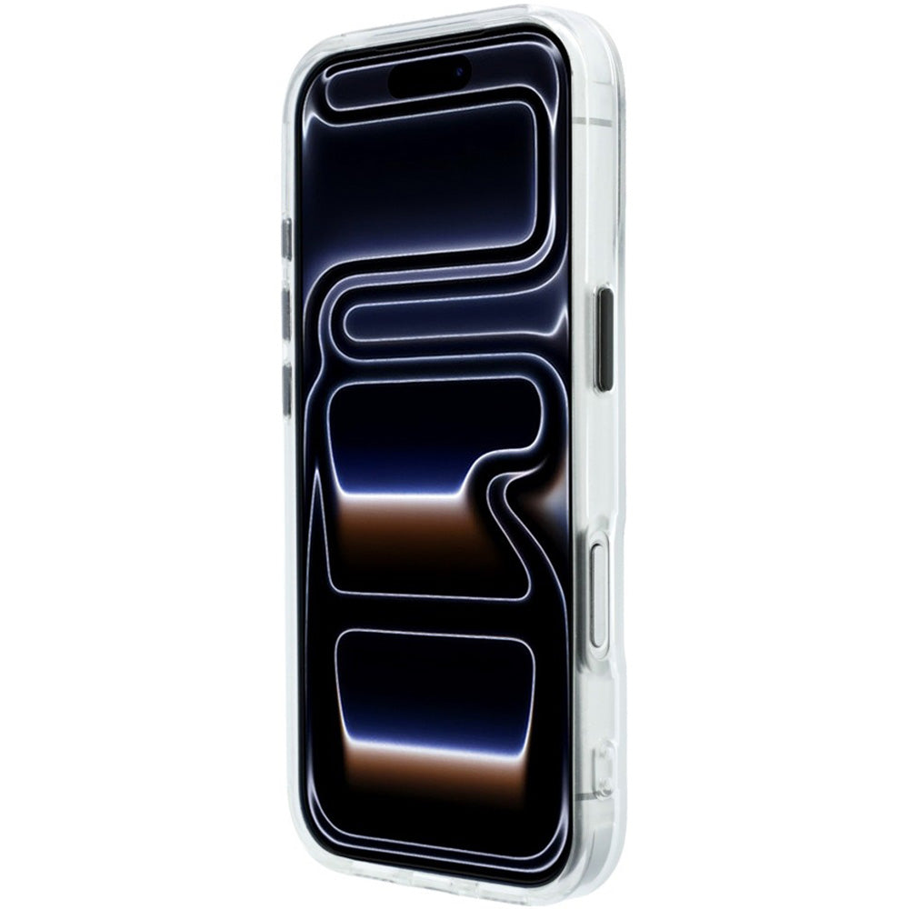 Handyhülle für iPhone 18 Pro Max / 17 Pro Max, BMW M IML Frosted Metal Logo Trims mit MagSafe, Transparent-Rauchfarben (5/8)