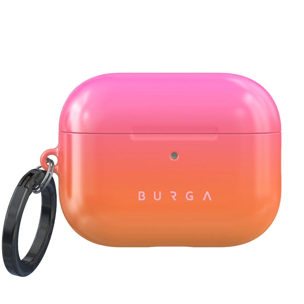 Schutzhülle für AirPods Pro 3, Burga Sunset Club, Orange-rosa